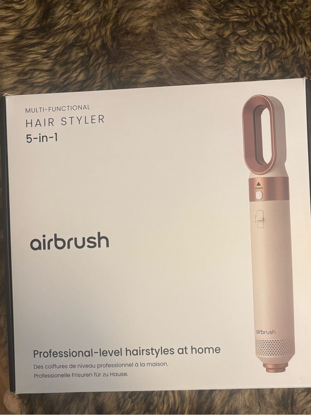 Airbrush 5-in-1 Multi-Functional Hair Styler - Rose Gold